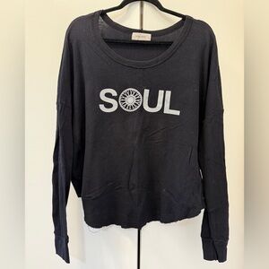 SoulCycle Black Thermal Long Sleeve